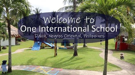 one international school dumaguete|ONE International School.
